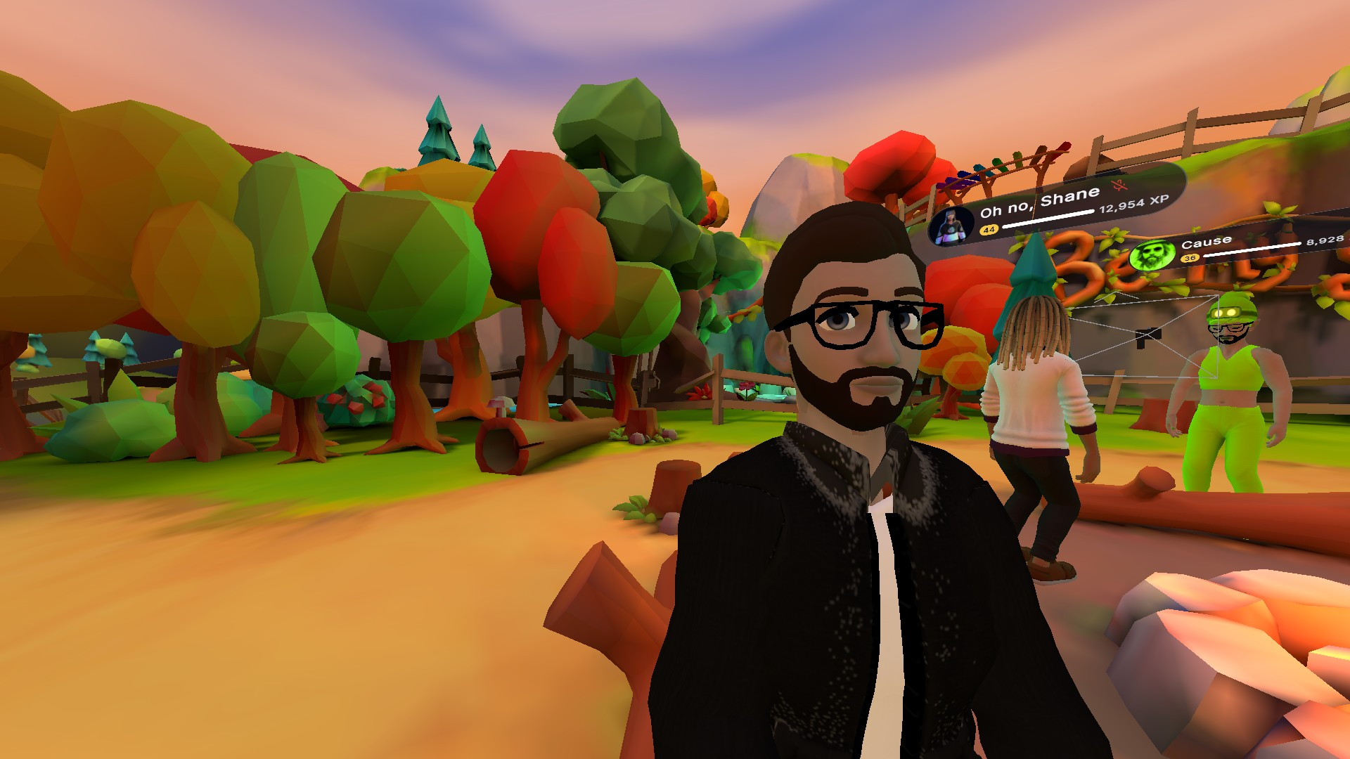 AussieGuy92 avatar standing with other AltspaceVR users