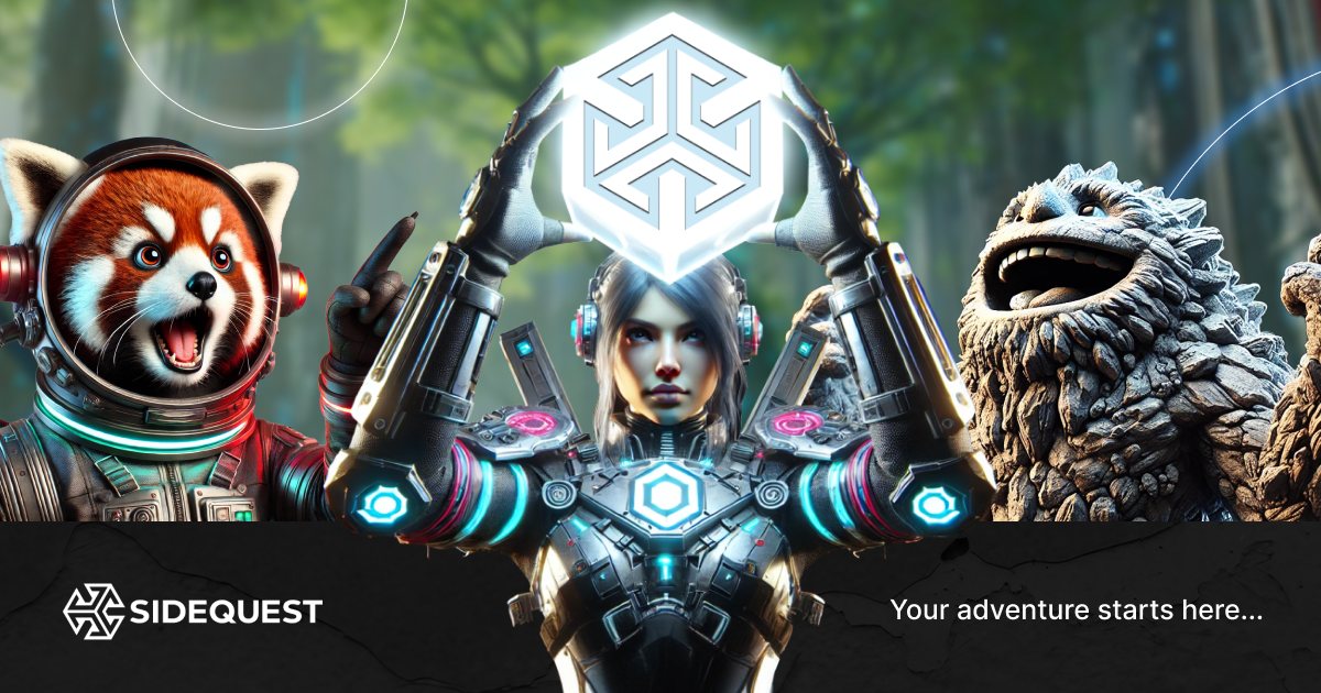 SideQuest website branding and logo